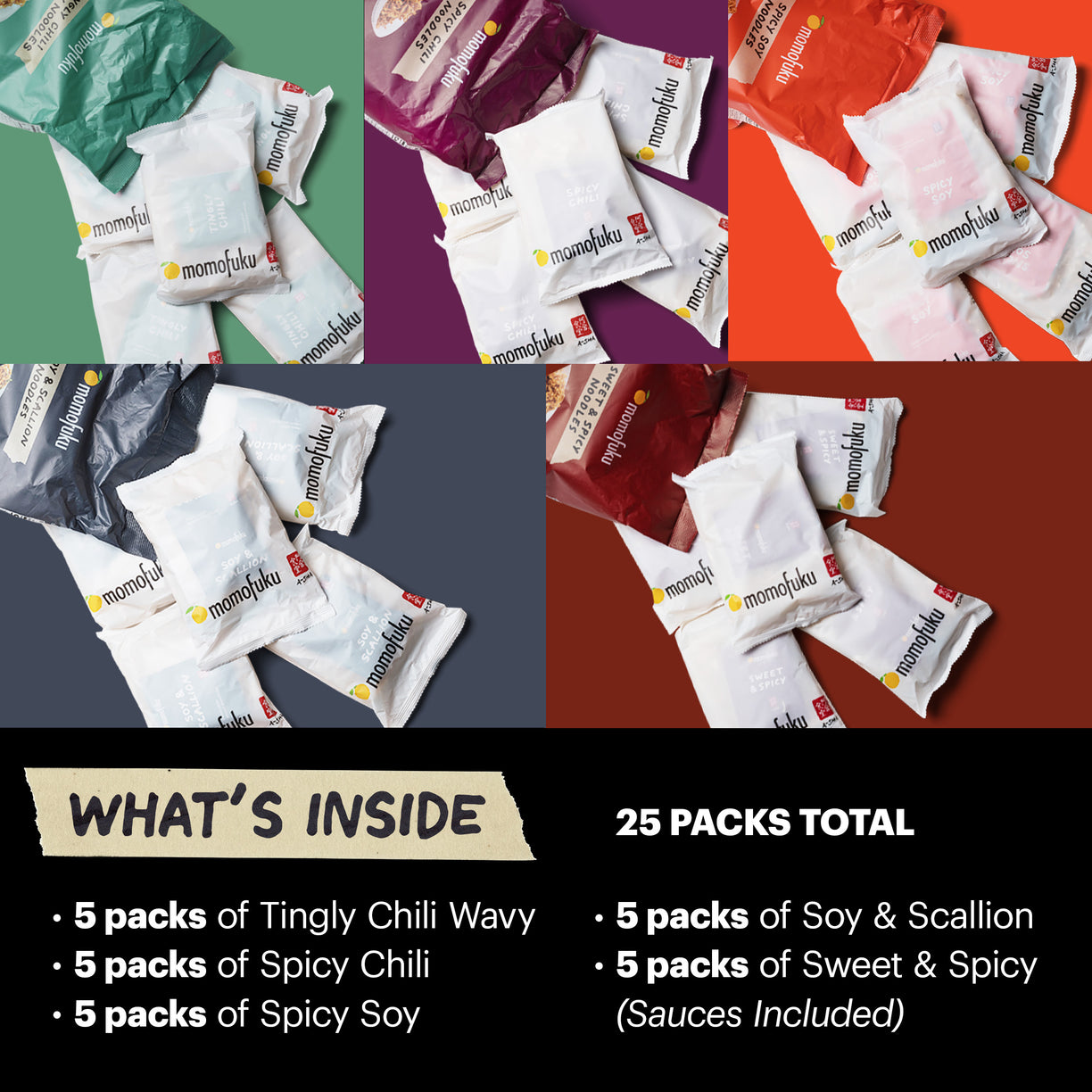 momofuku best seller packs