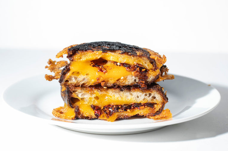 Grilled Cheese with Chili Crunch