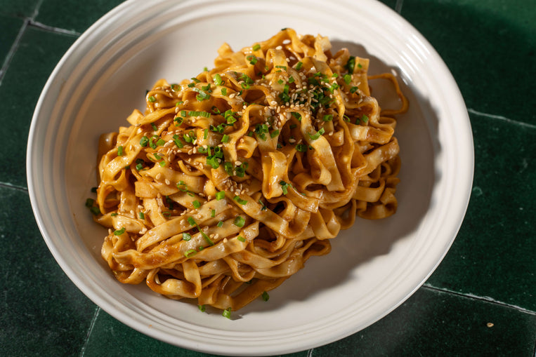 5-Minute Garlic Butter Sesame Noodles 
