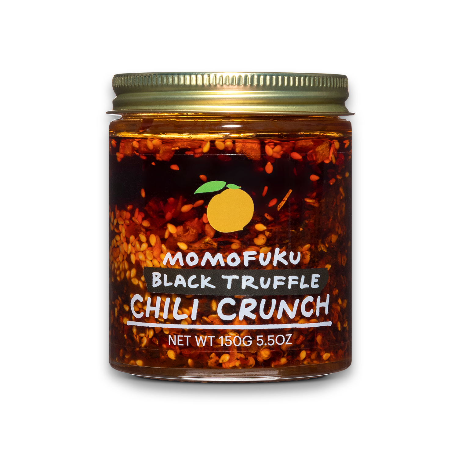 jar of black truffle chili crunch
